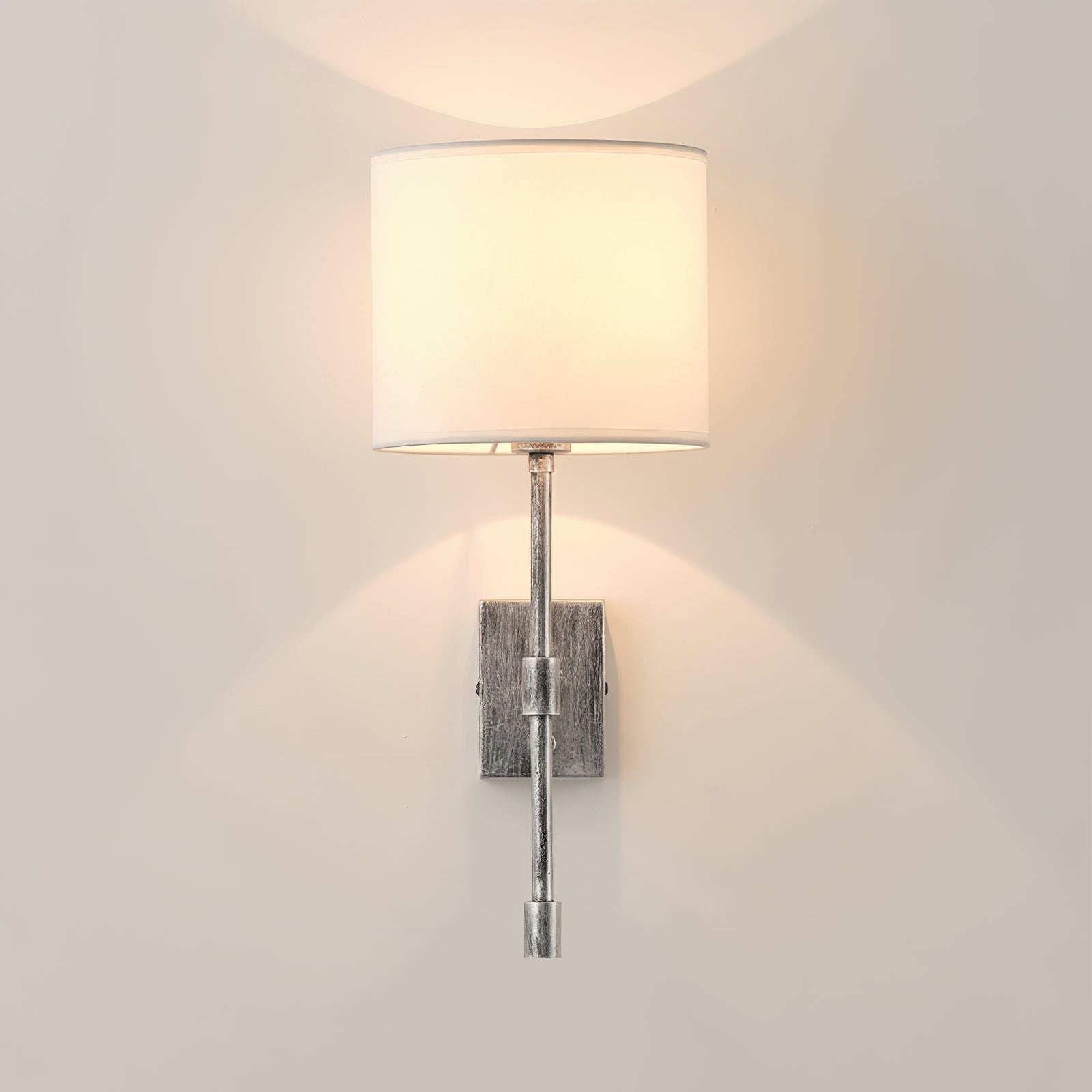 Eirikuvyo Moderne Minimaliste Métal Tissu Applique Murale - Neutralighting