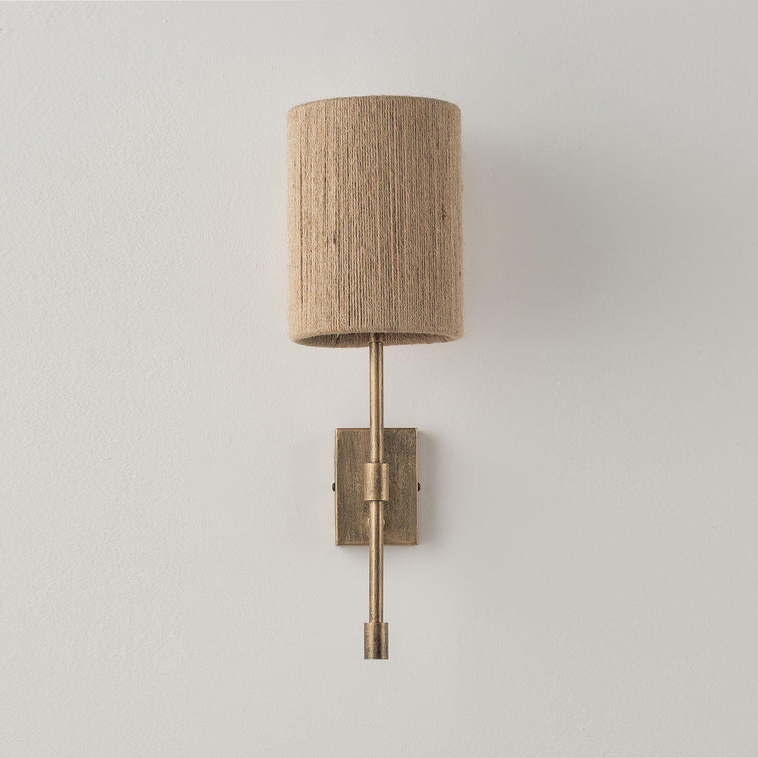 Eirikuvyo Moderne Minimaliste Métal Tissu Applique Murale - Neutralighting