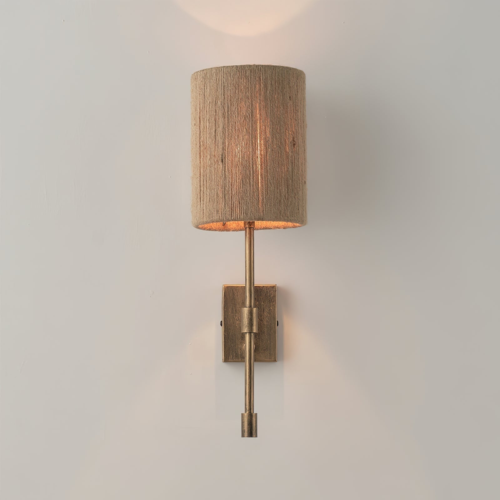 Eirikuvyo Moderne Minimaliste Métal Tissu Applique Murale - Neutralighting