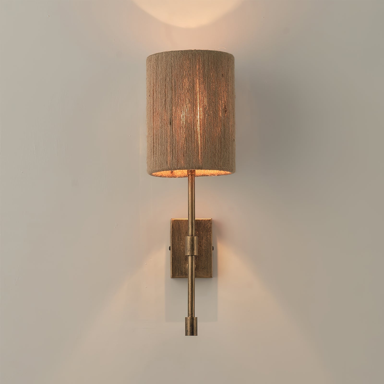 Eirikuvyo Moderne Minimaliste Métal Tissu Applique Murale - Neutralighting