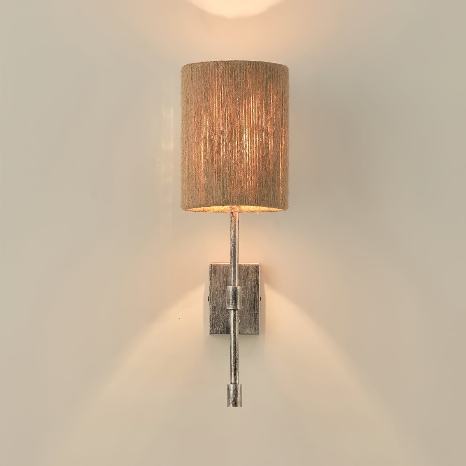 Eirikuvyo Moderne Minimaliste Métal Tissu Applique Murale - Neutralighting