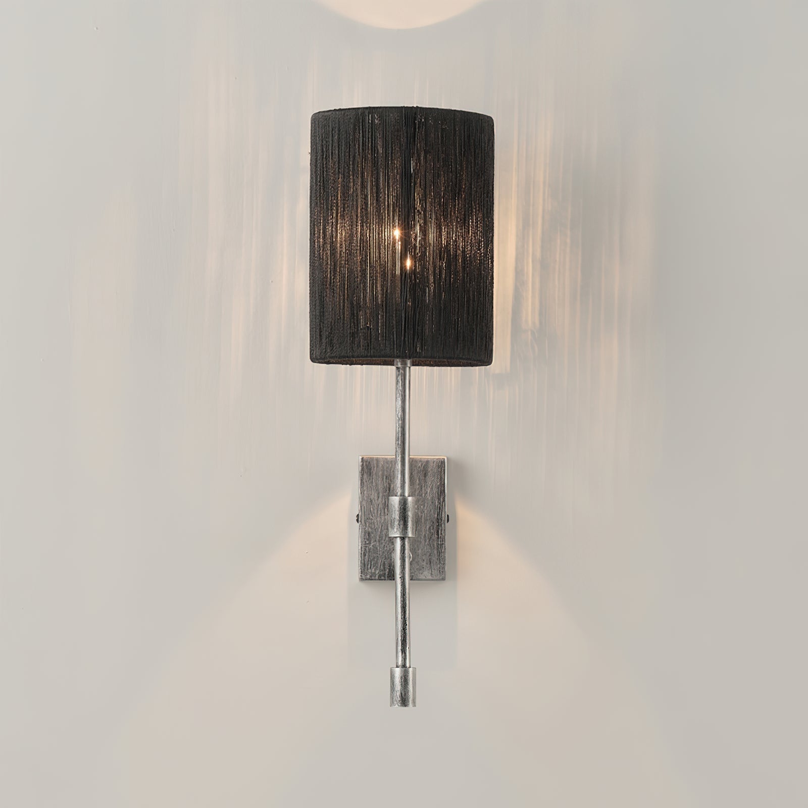 Eirikuvyo Moderne Minimaliste Métal Tissu Applique Murale - Neutralighting