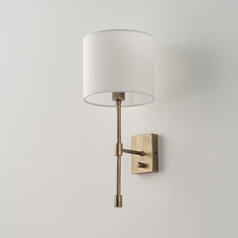 Eirikuvyo Moderne Minimaliste Métal Tissu Applique Murale - Neutralighting