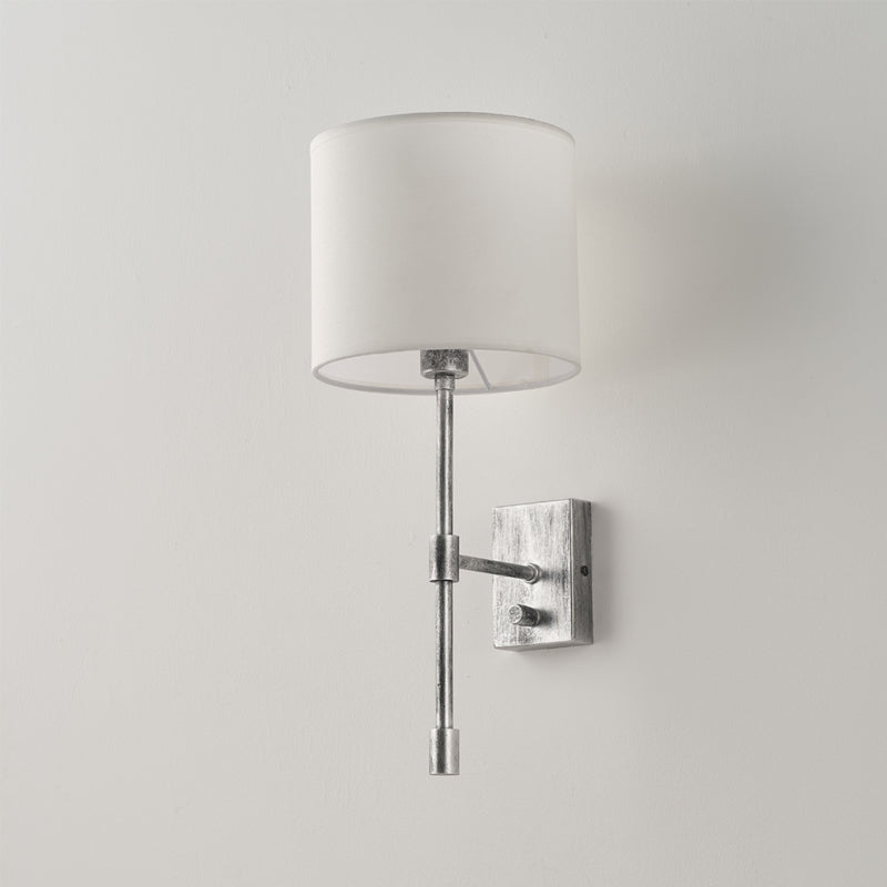 Eirikuvyo Moderne Minimaliste Métal Tissu Applique Murale - Neutralighting