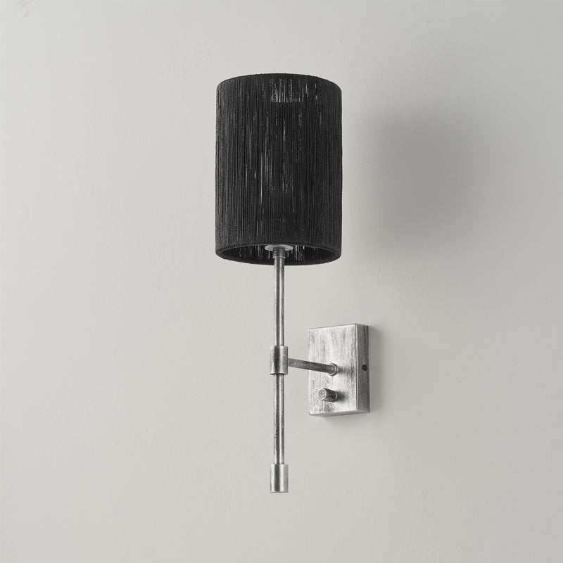 Eirikuvyo Moderne Minimaliste Métal Tissu Applique Murale - Neutralighting