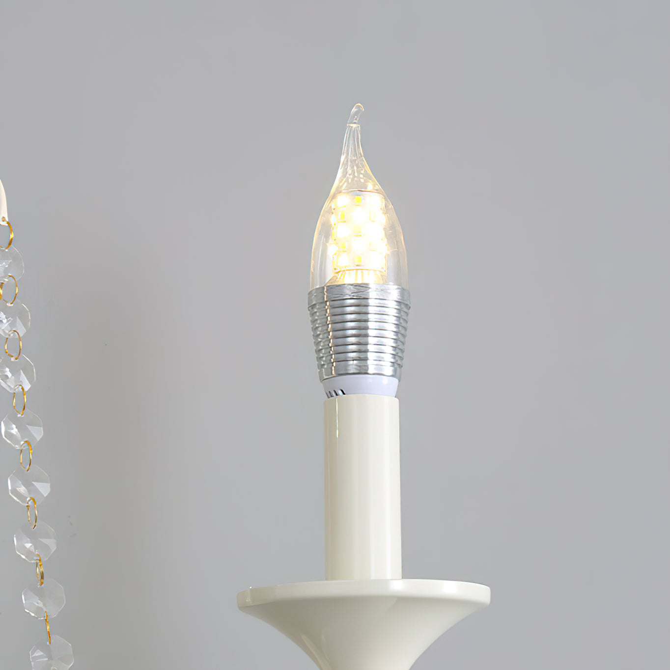 Jarnbruvys Traditionnel Bougie Métal Cristal Applique Murale - Neutralighting
