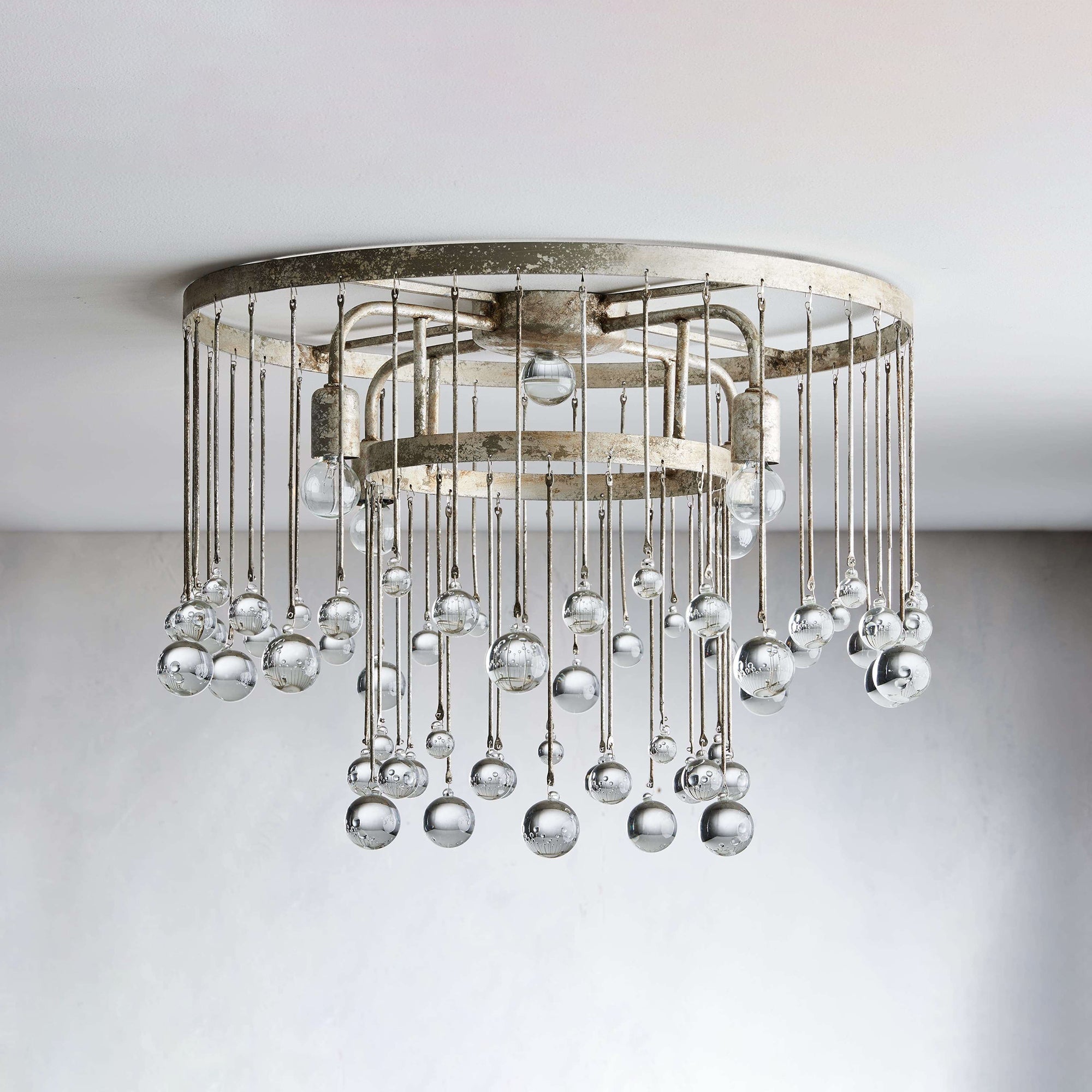 Fljotuvyo Postmodern Luxe Laiton Cristal Montage Encastré Plafonnier - Neutralighting