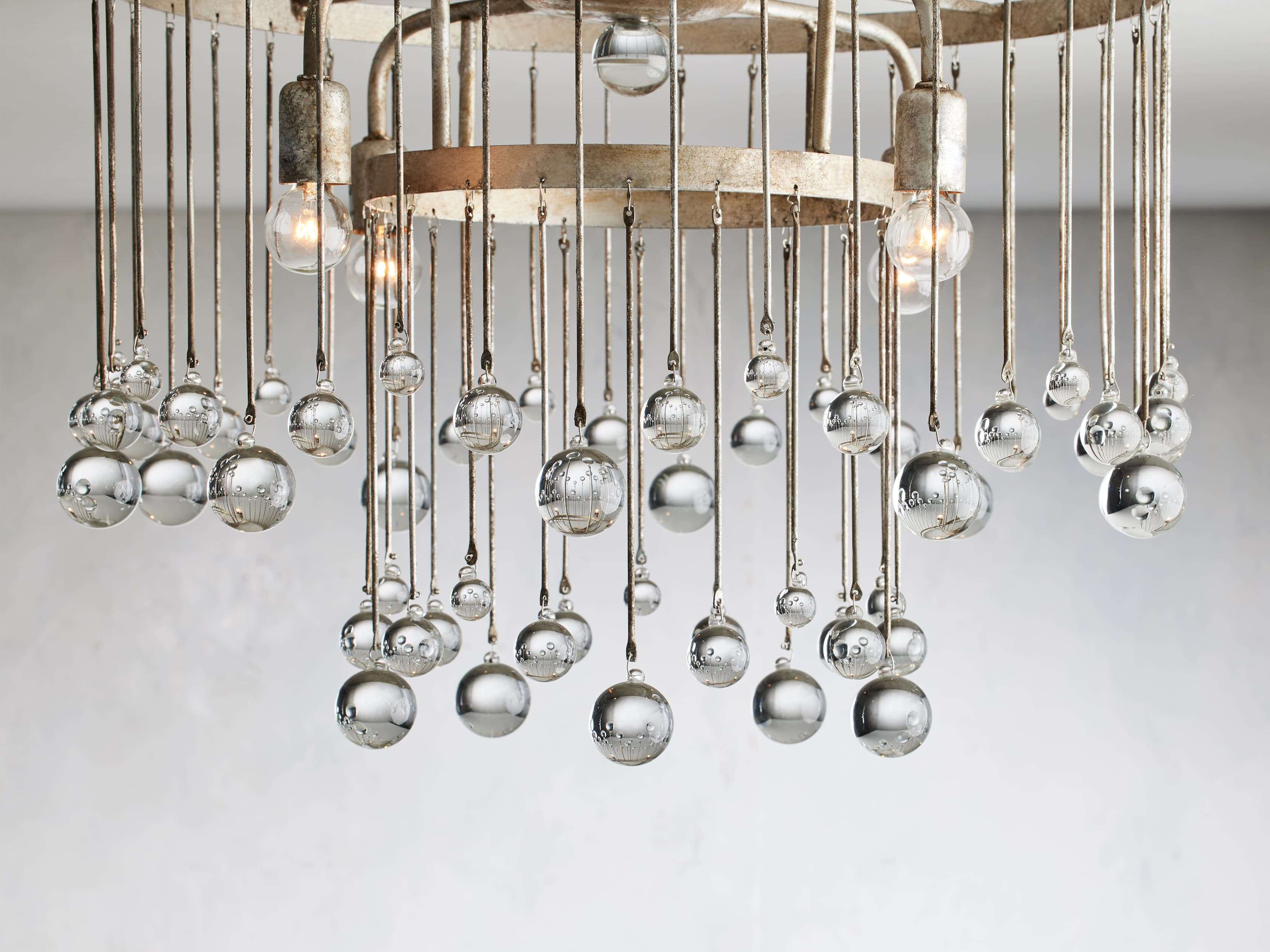 Fljotuvyo Postmodern Luxe Laiton Cristal Montage Encastré Plafonnier - Neutralighting