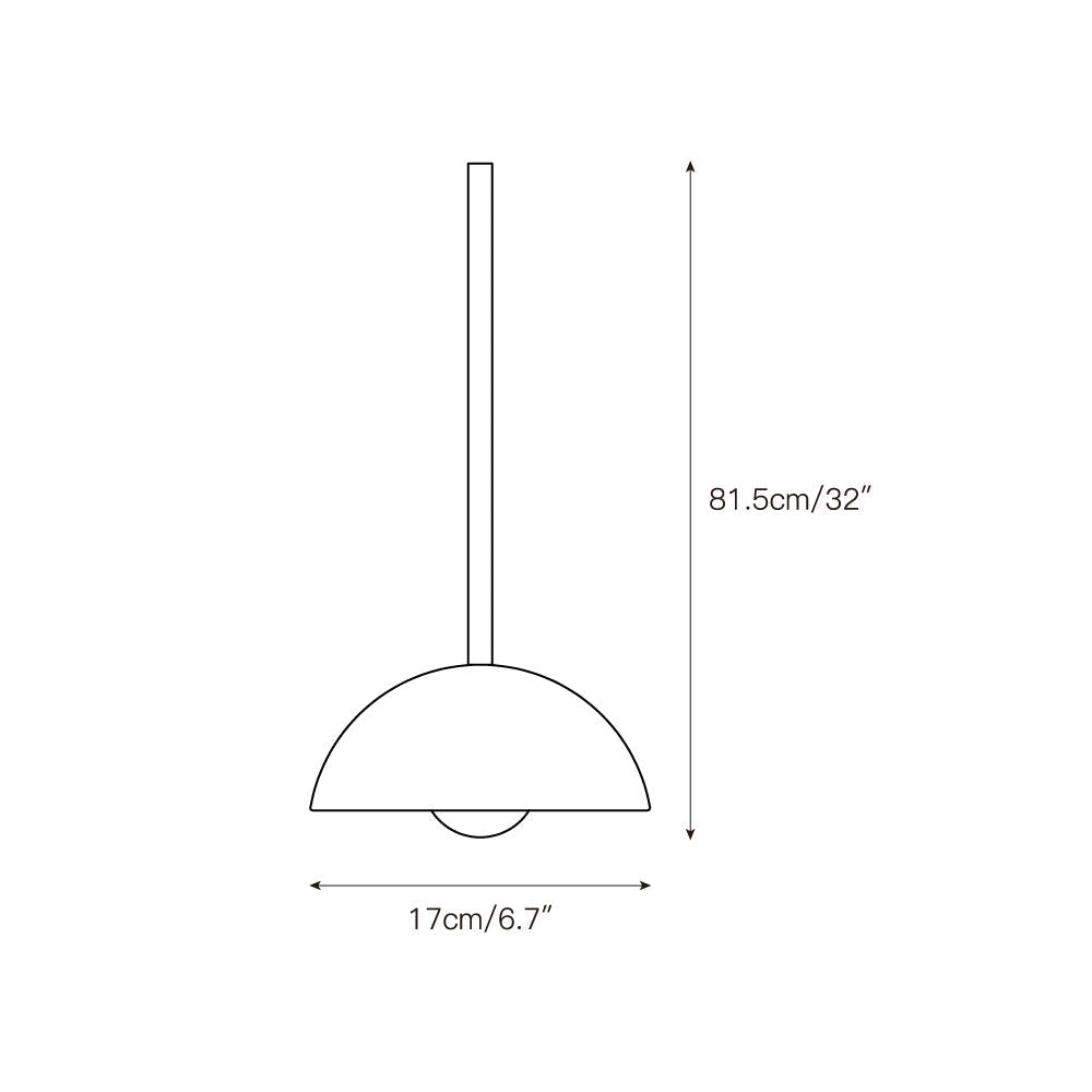 Aurelia Modern Minimalist Elegance Brass Metal Glass Pendant Lamp - Lamp Copper