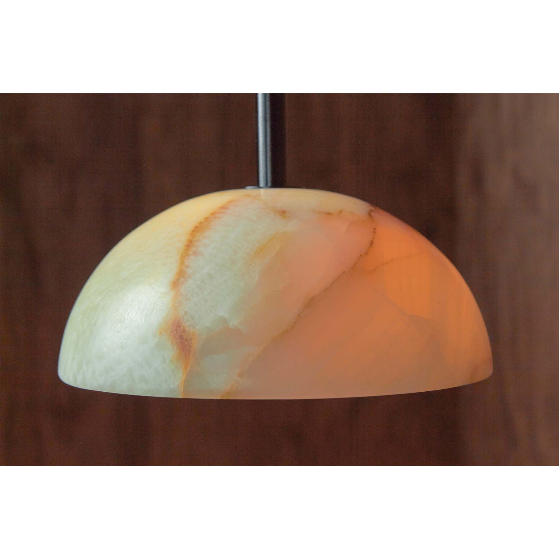 Aurelia Modern Minimalist Elegance Brass Metal Glass Pendant Lamp - Lamp Copper