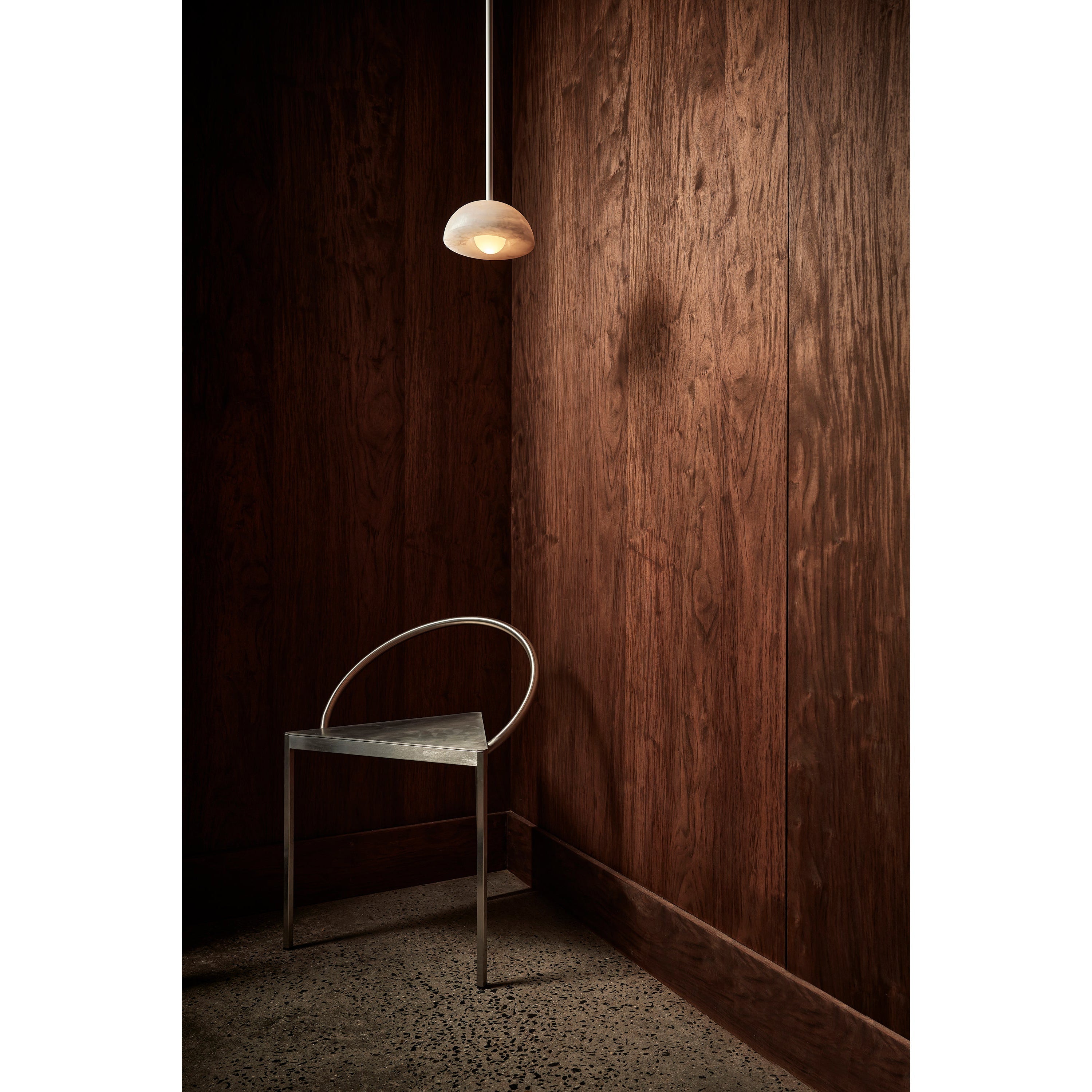 Aurelia Modern Minimalist Elegance Brass Metal Glass Pendant Lamp - Lamp Copper