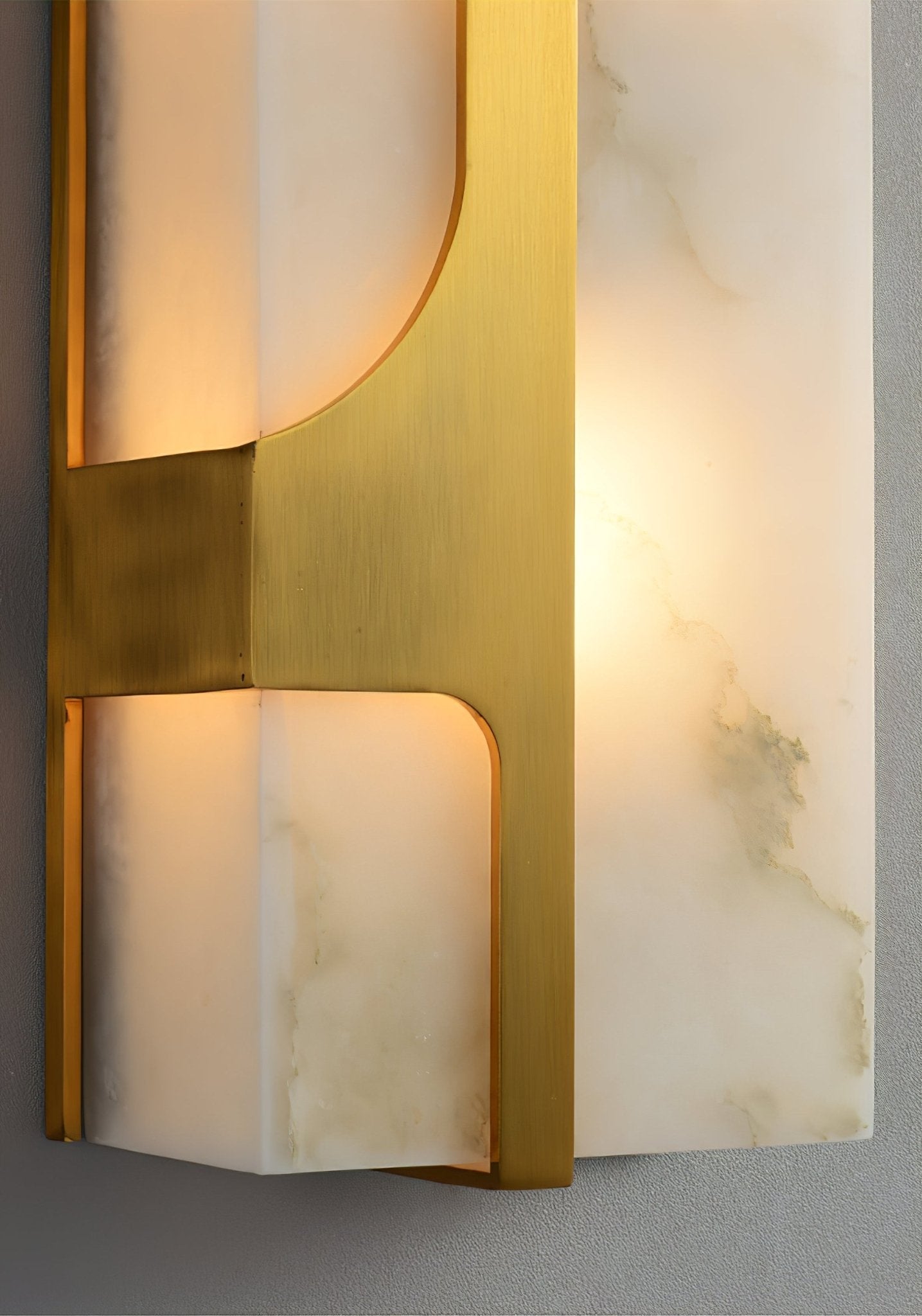 Ocarionis Applique Murale Géométrique en Albâtre - Neutralighting