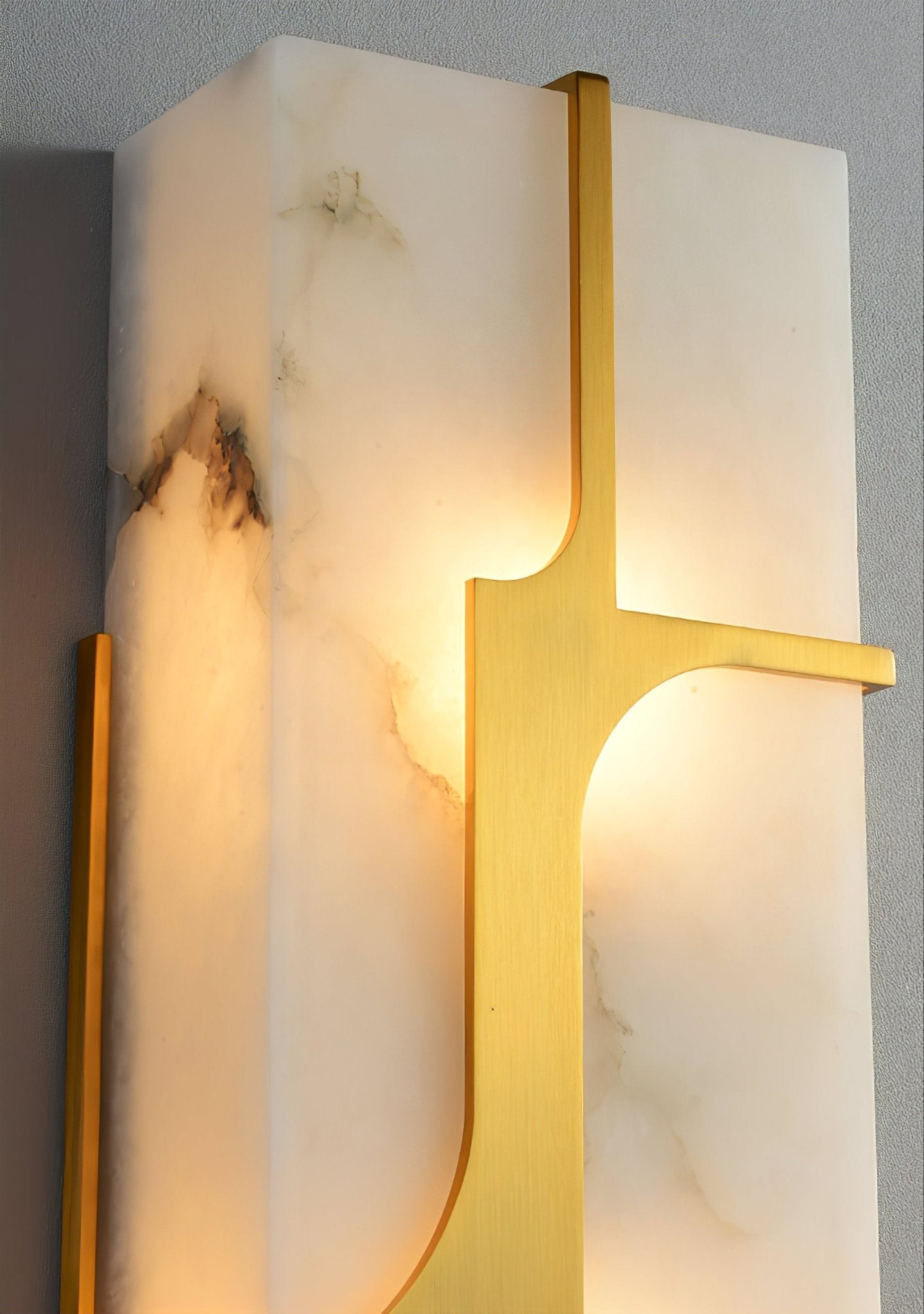 Ocarionis Applique Murale Géométrique en Albâtre - Neutralighting