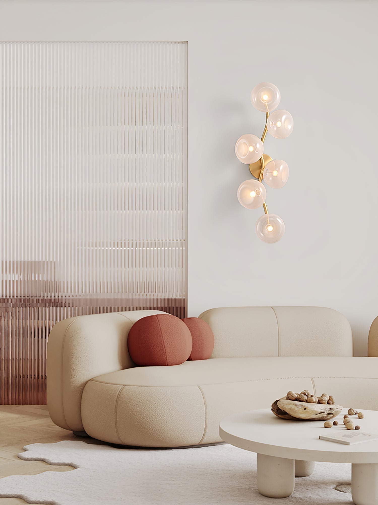 Applique Murale Vigne Art Nordique En Verre - Neutralighting