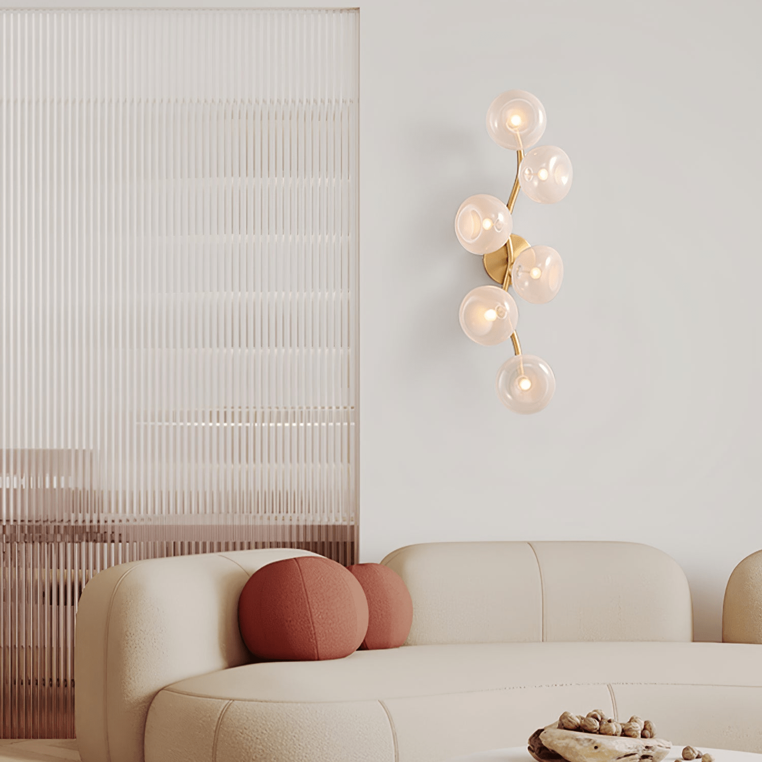 Applique Murale Vigne Art Nordique En Verre - Neutralighting