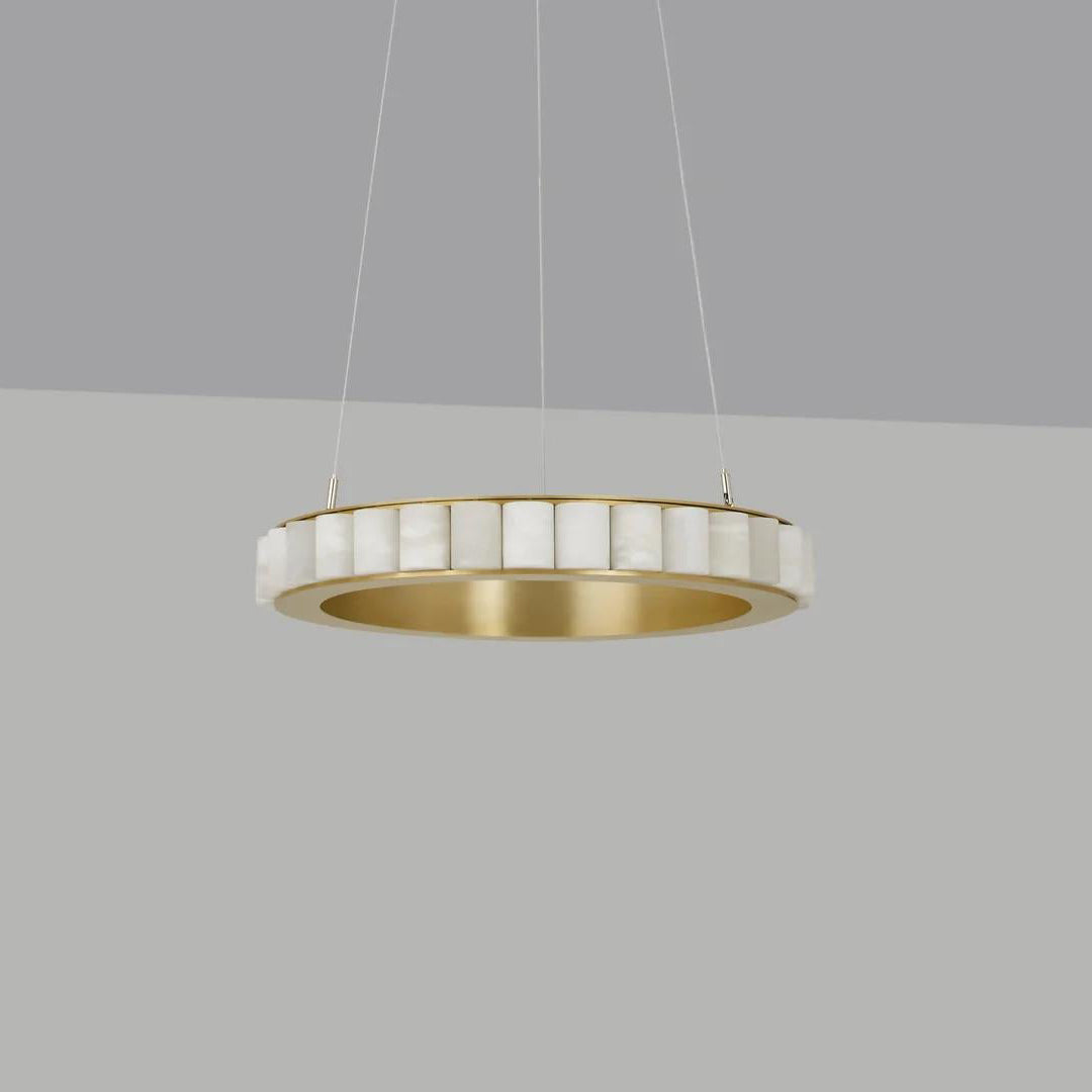 Sifuvyh Postmodern Luxury Stainless Alabaster Chandelier - Lamp Copper
