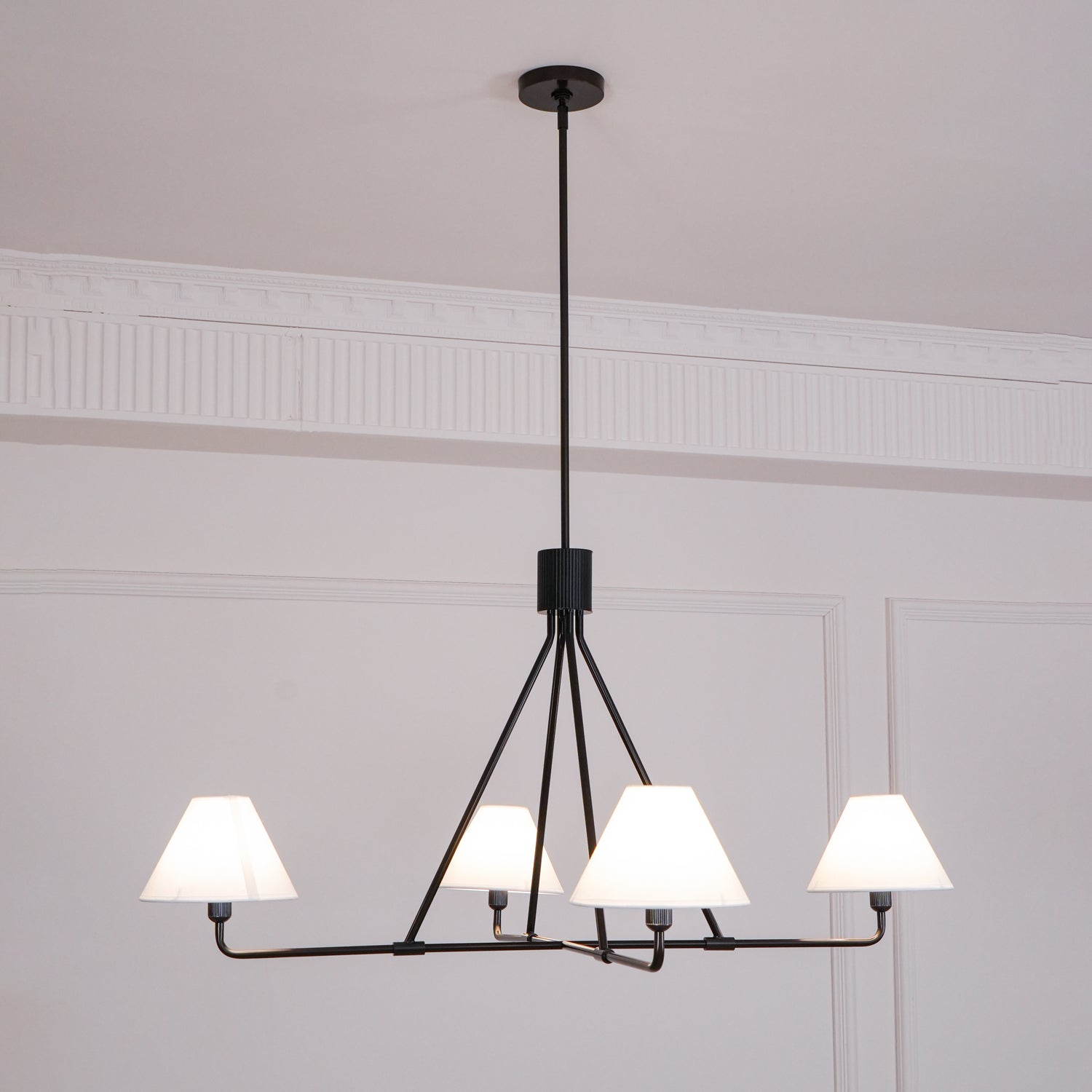 Ornuvyh Ancien Industriel Métal Tissu Lustre - Neutralighting