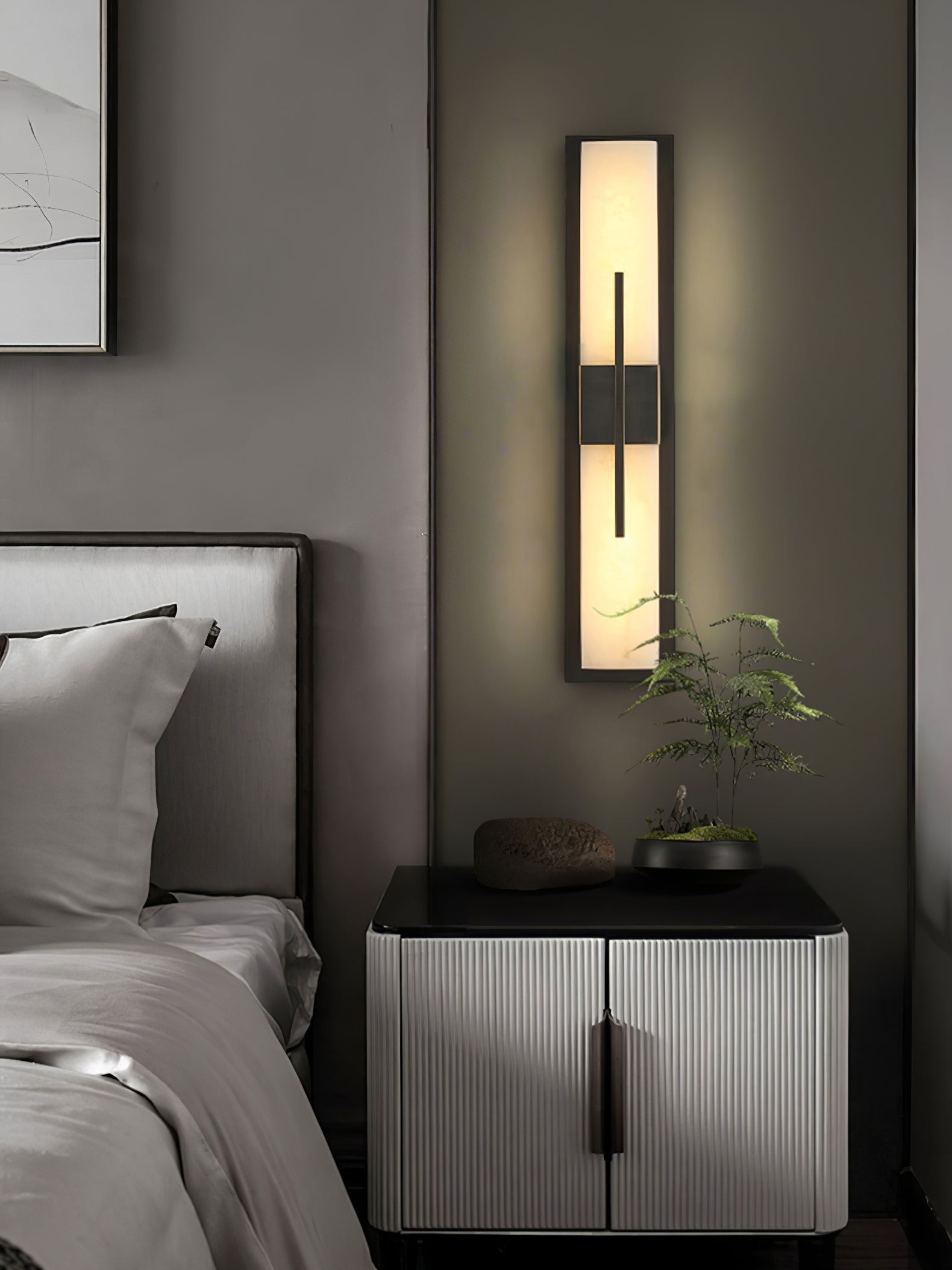 Lylirel Applique Murale Rectangulaire en Albâtre - Neutralighting