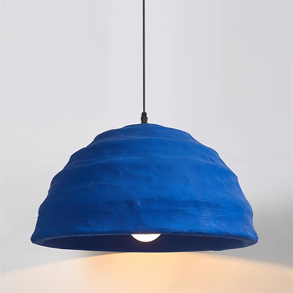 Lemon Suspension Avec Abat-jour en Polystyrène Bleu Style Urbain Industriel - Neutralighting