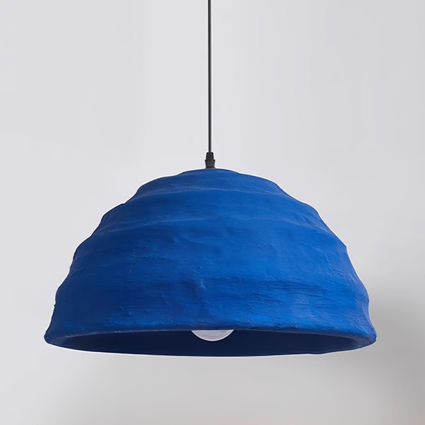 Lemon Suspension Avec Abat-jour en Polystyrène Bleu Style Urbain Industriel - Neutralighting