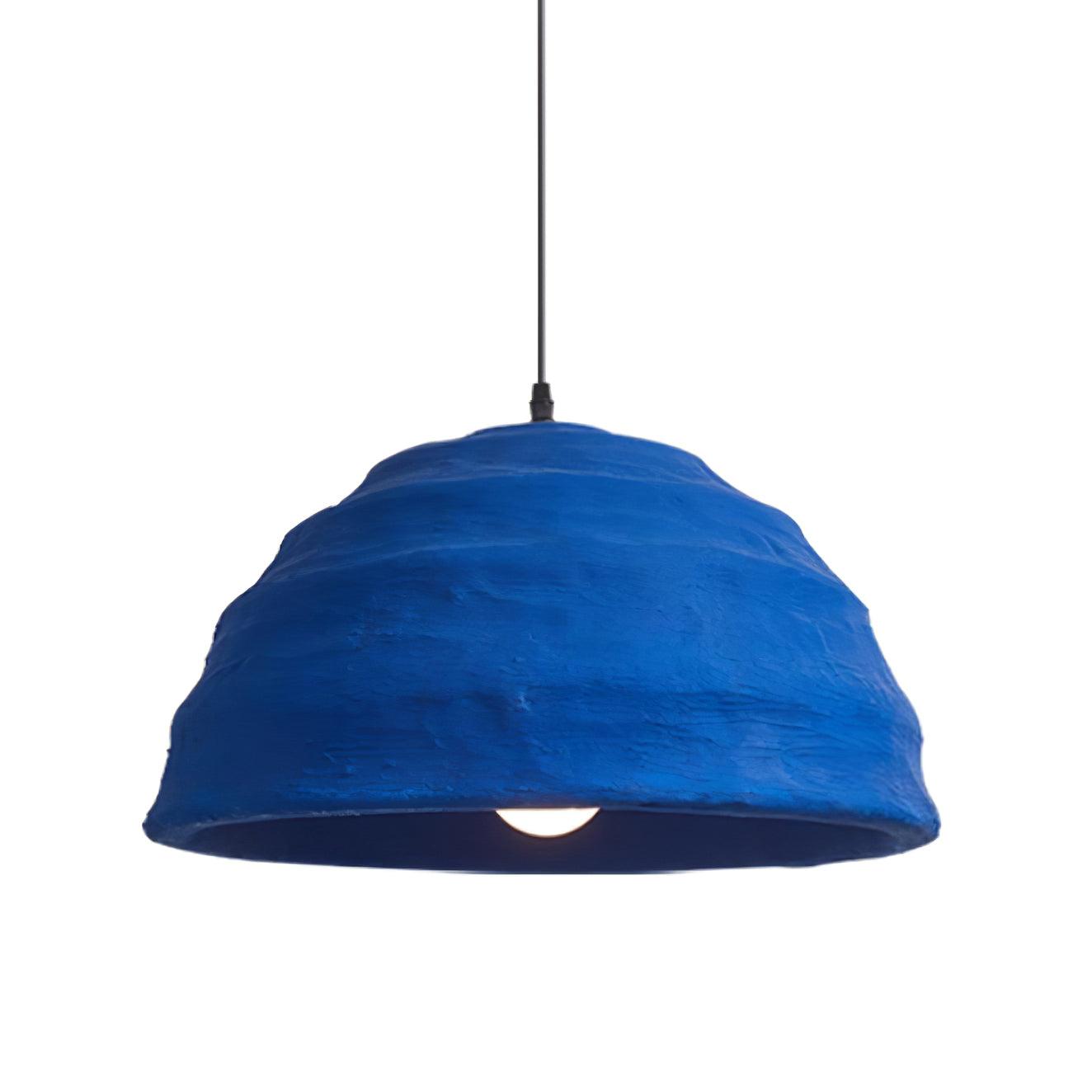 Lemon Suspension Avec Abat-jour en Polystyrène Bleu Style Urbain Industriel - Neutralighting