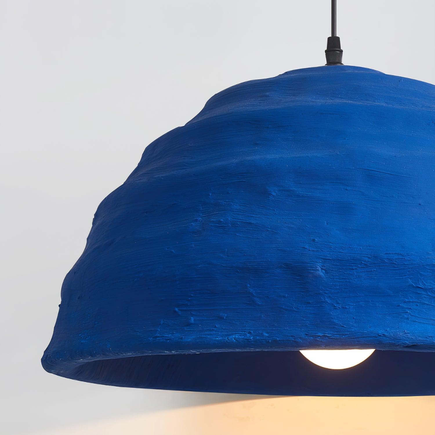 Lemon Suspension Avec Abat-jour en Polystyrène Bleu Style Urbain Industriel - Neutralighting