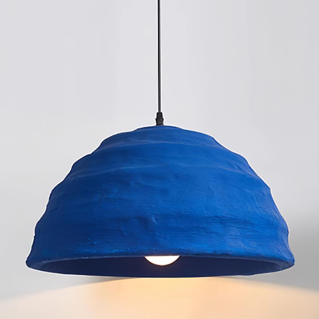 Lemon Suspension Avec Abat-jour en Polystyrène Bleu Style Urbain Industriel - Neutralighting