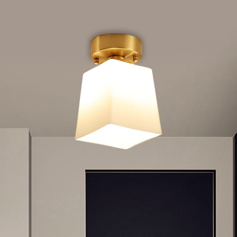 Arisha Vintage LED Plafonnier Laiton Métal Verre Salon Salle à manger - Neutralighting