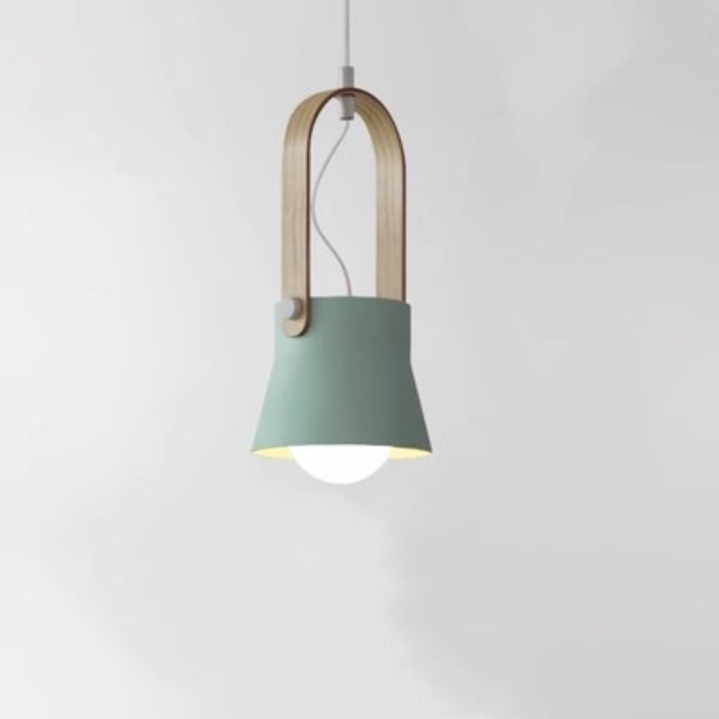 Valentina Vintage Suspension Noir/Orange Métal/Bois Chambre à coucher - Neutralighting