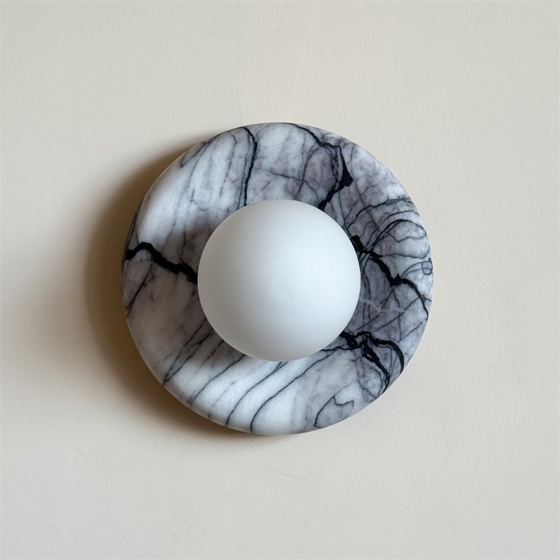 Zoraean Applique Murale Marbre Blanc Élégance Premium - Neutralighting