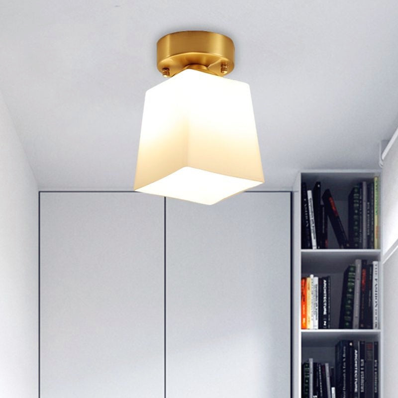 Arisha Vintage LED Plafonnier Laiton Métal Verre Salon Salle à manger - Neutralighting