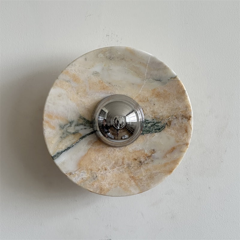 Alba Applique Murale en Chrome, Marbre et Métal Style Minimaliste Moderne - Neutralighting
