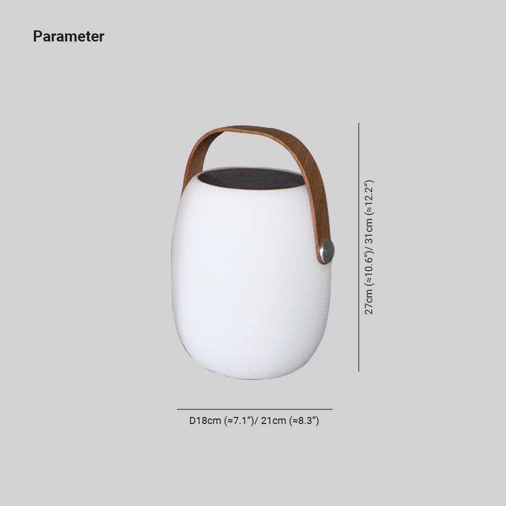 Ray Moderne LED Lampe Extérieure au Sol Acrylique Camping/Patio/Balcon
