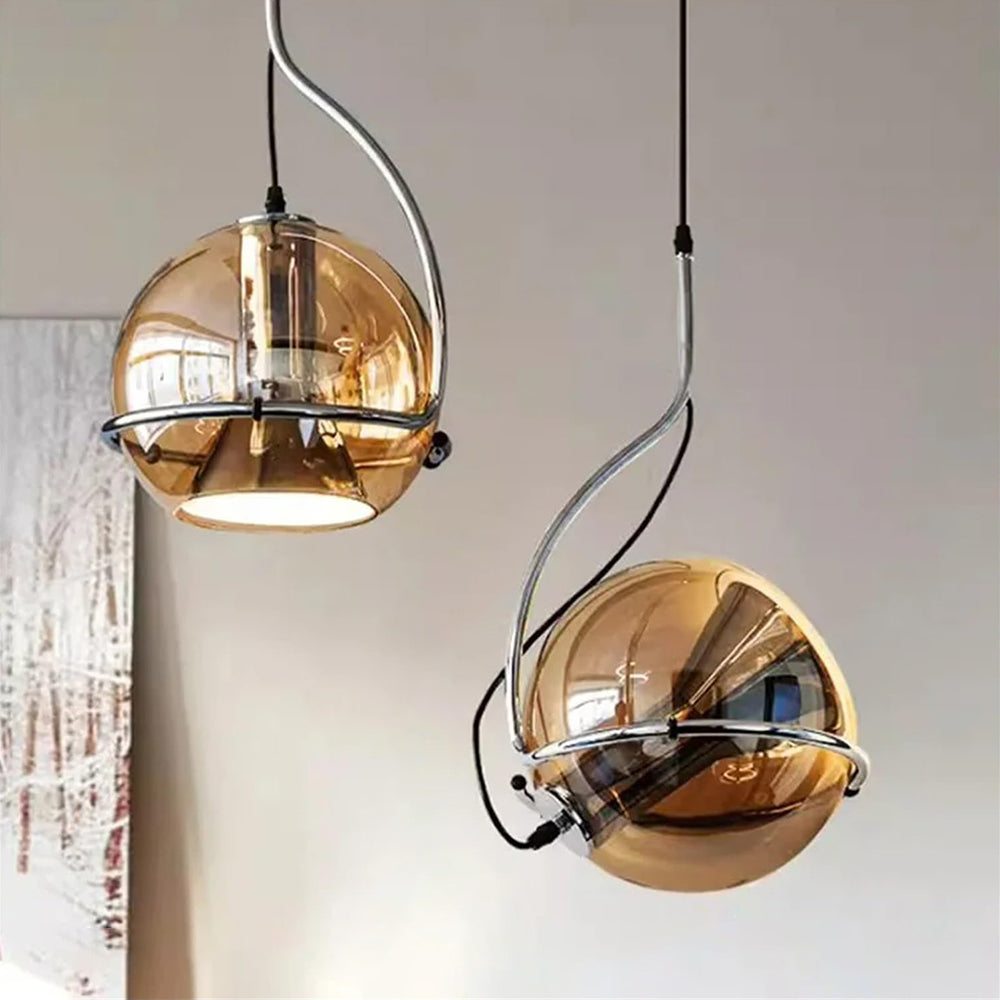Valentina Américain Vintage Suspension Verre Salon/Chambre À Coucher - Neutralighting