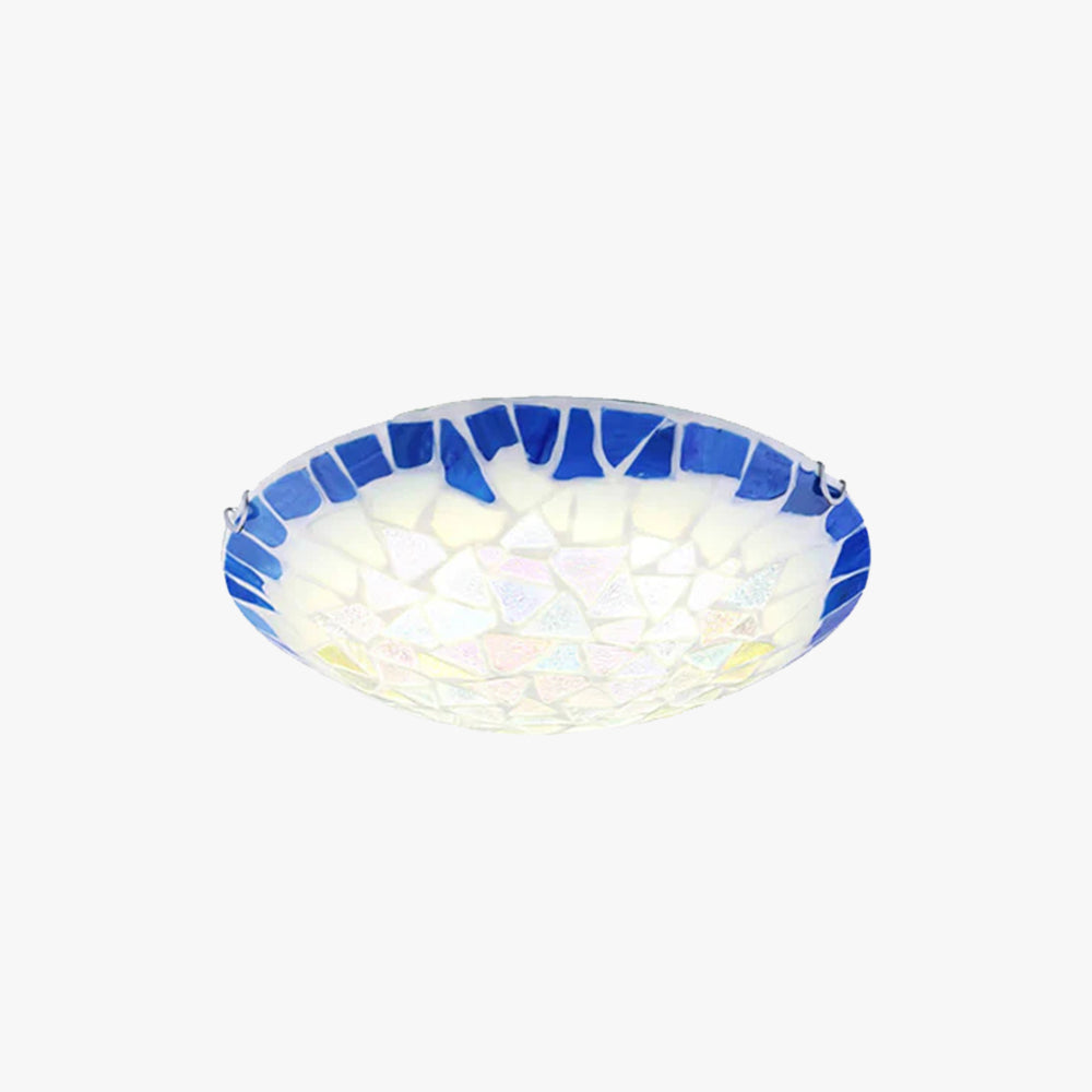 Tiffany Vintage Blanc Verre/Métal Chambre À Coucher