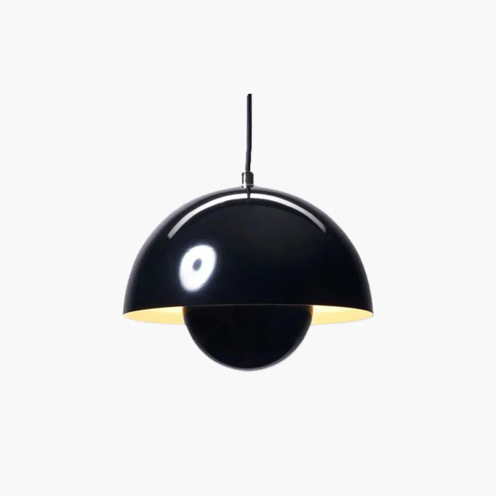 Zinra Suspension Ronde Moderne. Métal. Noir/Blanc/Rouge/Jaune - Neutralighting