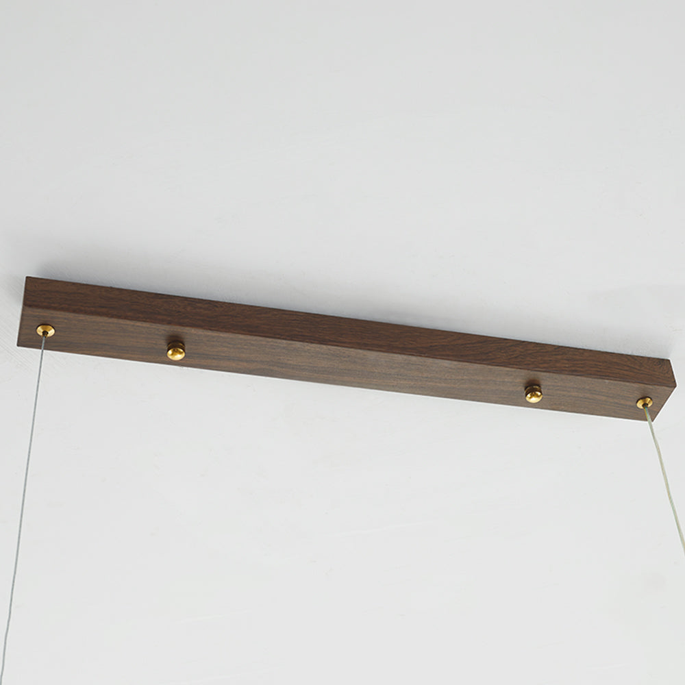 Muto Design Italien Luminaires Suspensions Linéaire Rustique Métal/Acrylique Bois Cuisine/Chambre - Neutralighting
