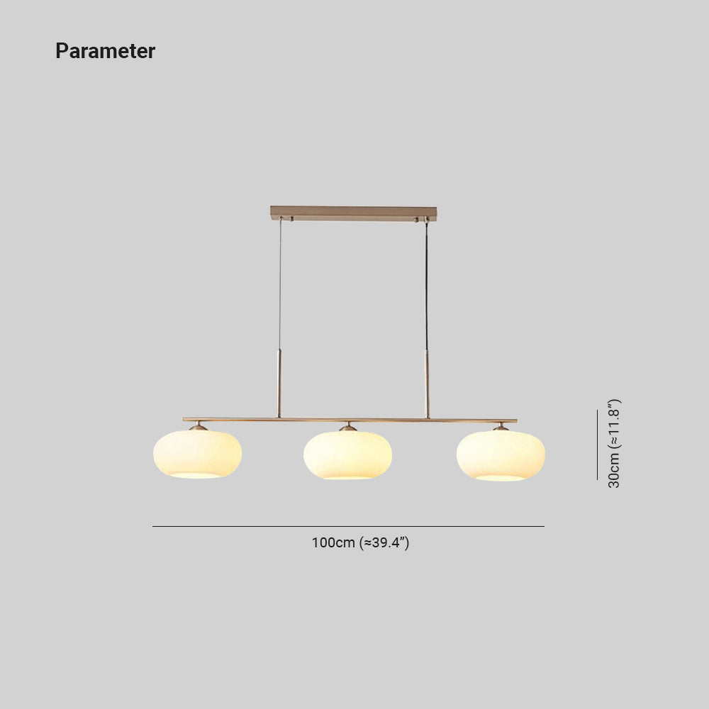 Valentina Suspension Multi Moderne, Verre/Metal, Blanc, Salon - Neutralighting
