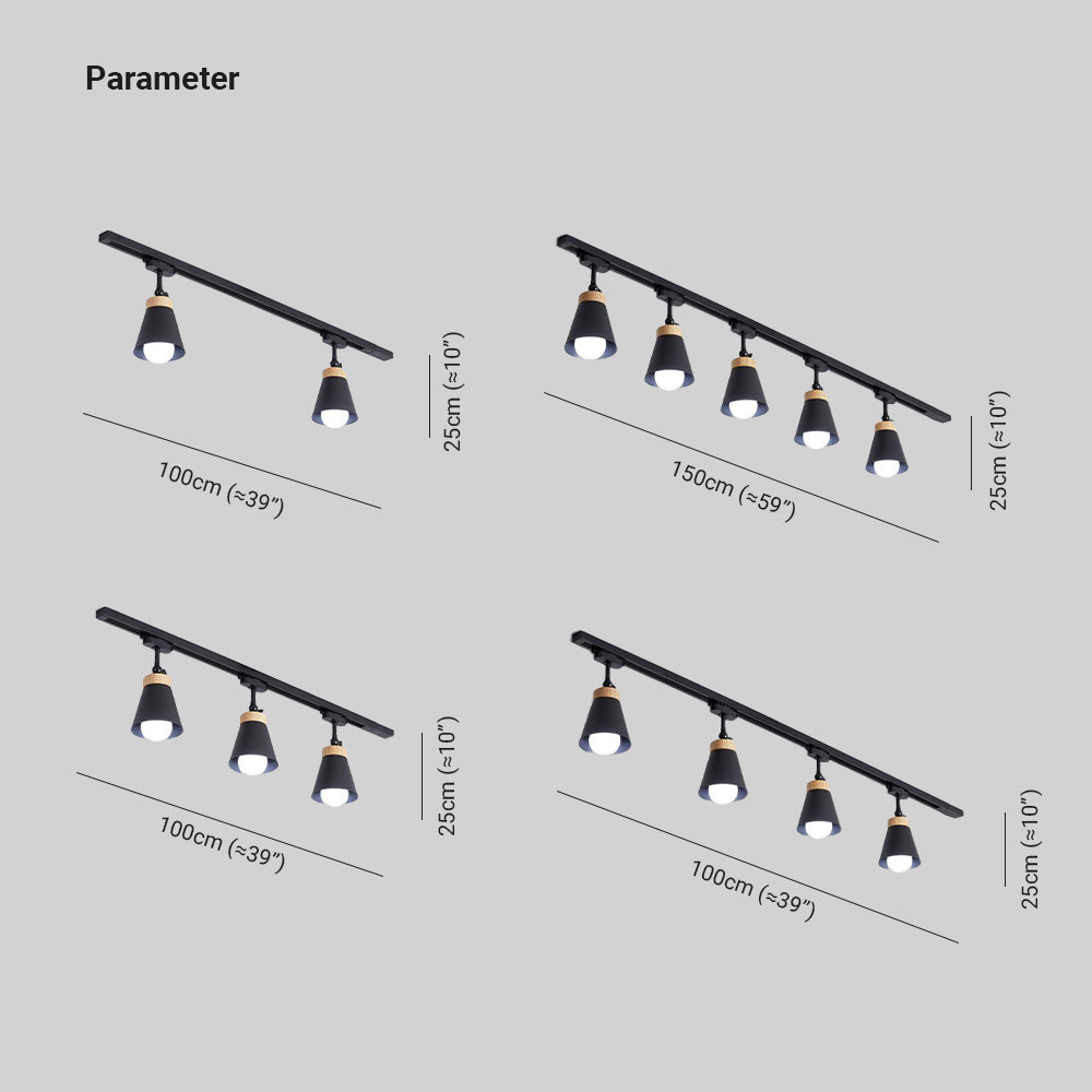 Aim Moderne LED Plafonnier Noir/Blanc Métal Chambre à coucher - Neutralighting