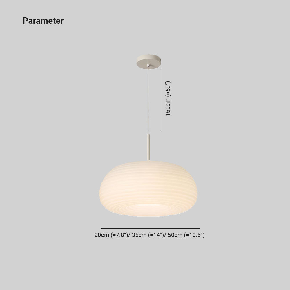 Janine Suspension Tambour Naturelle. Blanc. Chambre