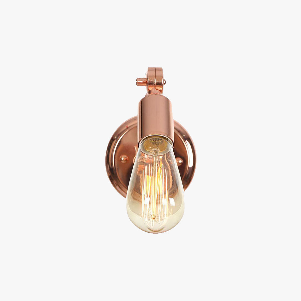 Silva Applique Murale Orientable Vintage, Or Rose, Salle de Bain - Neutralighting