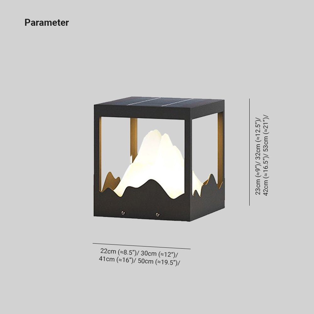 Ray Lampe de Poteau Solaire
