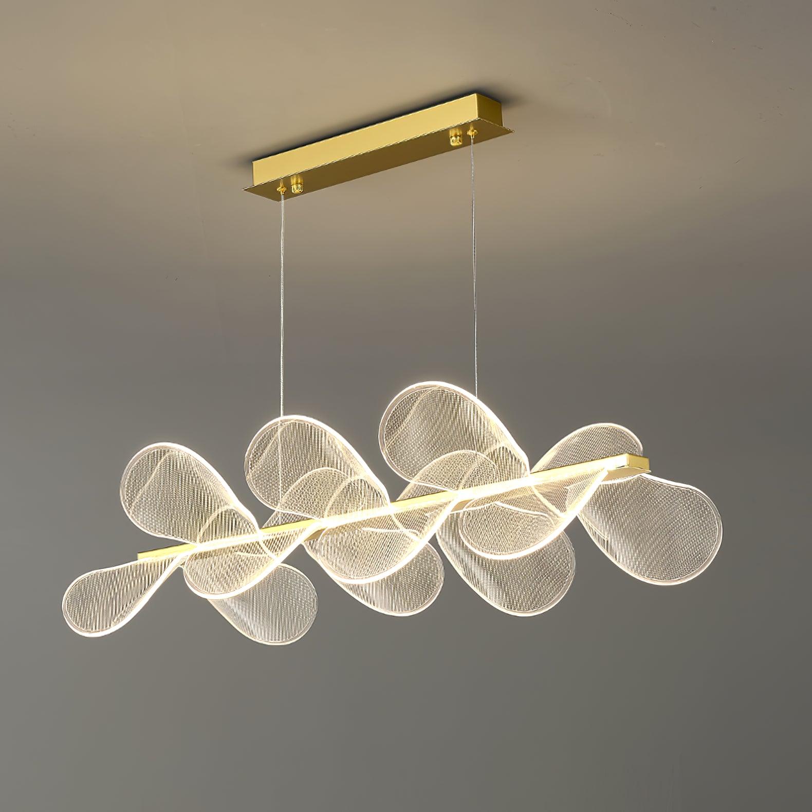 Lustra Chandelier Bain Fleurs Volantes Acrylique - Neutralighting