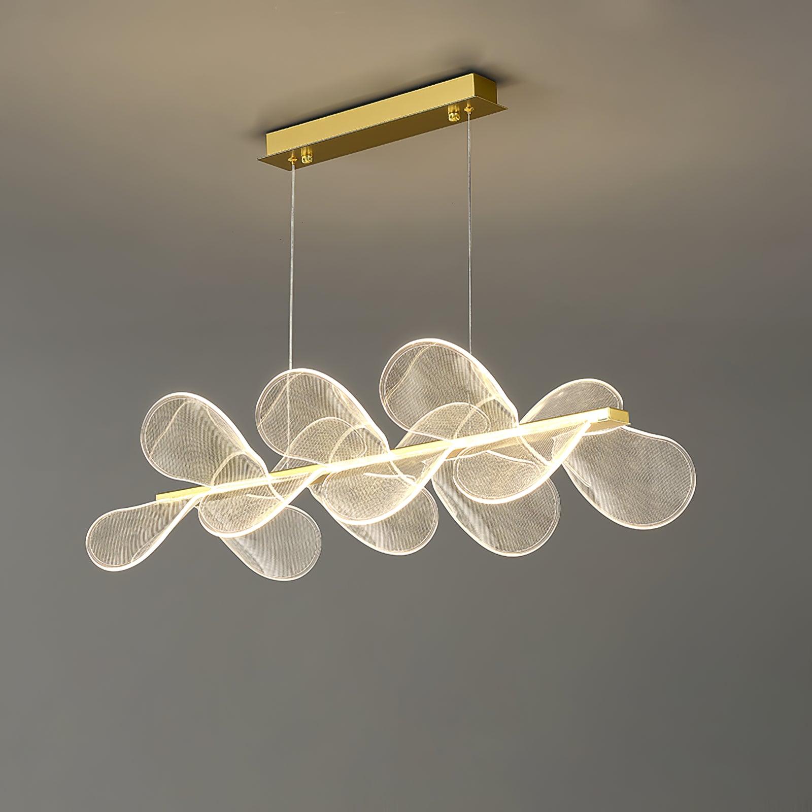 Lustra Chandelier Bain Fleurs Volantes Acrylique - Neutralighting