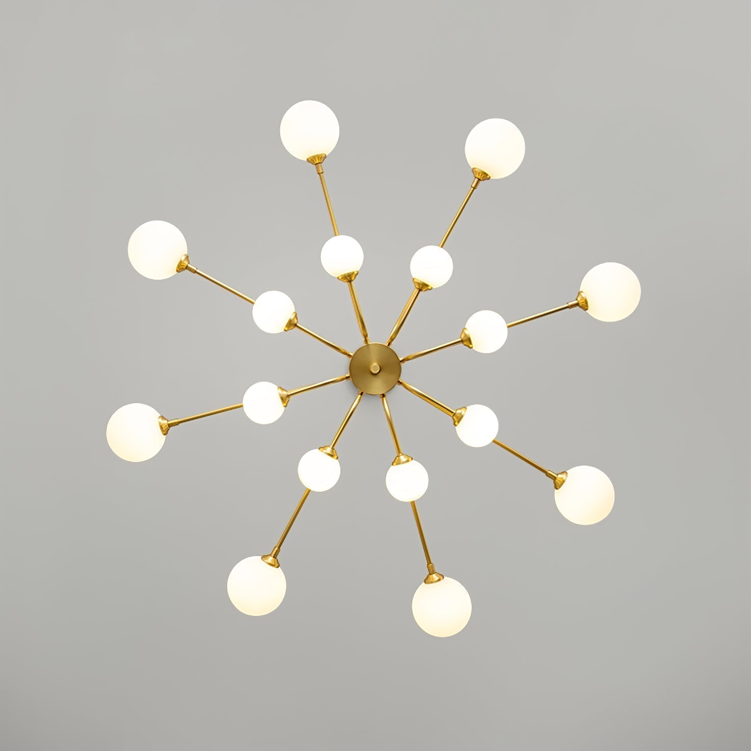 Aurora Chandelier Globe Arm Modern - Blowlighting