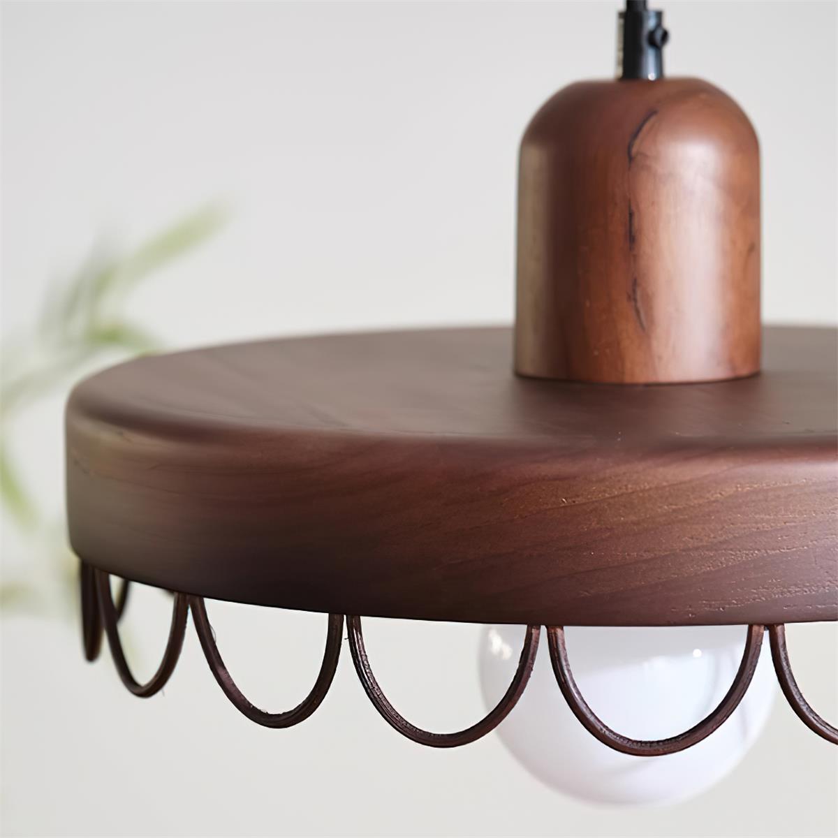 Balton Pendant Lamp Wooden Curved Minimalist - Letslighting