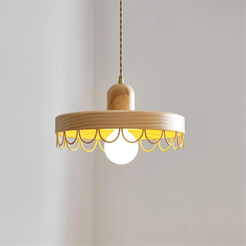 Balton Pendant Lamp Wooden Curved Minimalist - Letslighting