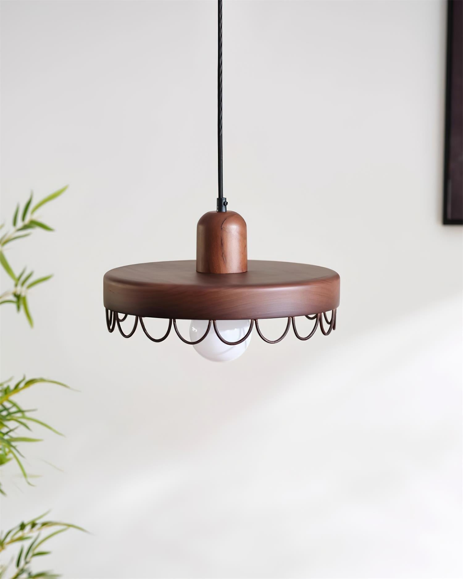 Balton Pendant Lamp Wooden Curved Minimalist - Letslighting