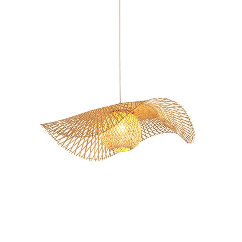 Twirl Lampe Pendante Moderne en Bambou - Neutralighting