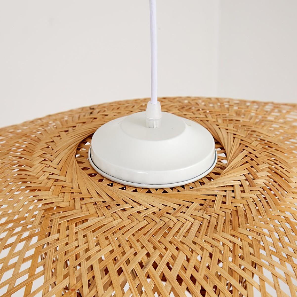 Dune Suspension Bambou Tressage Ouvert Naturel - Neutralighting